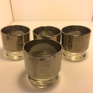 Four Queens Lusterware Bourbon Glasses